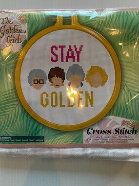 The Golden Girls Stay Golden Cross Stitch Kit | Craft Kit | NWT